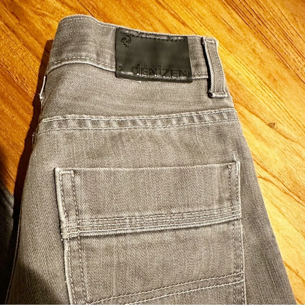 Two Pairs Boys Denim Jeans Straight Leg Blue Gap‎ Grey Denizen Levi’s
